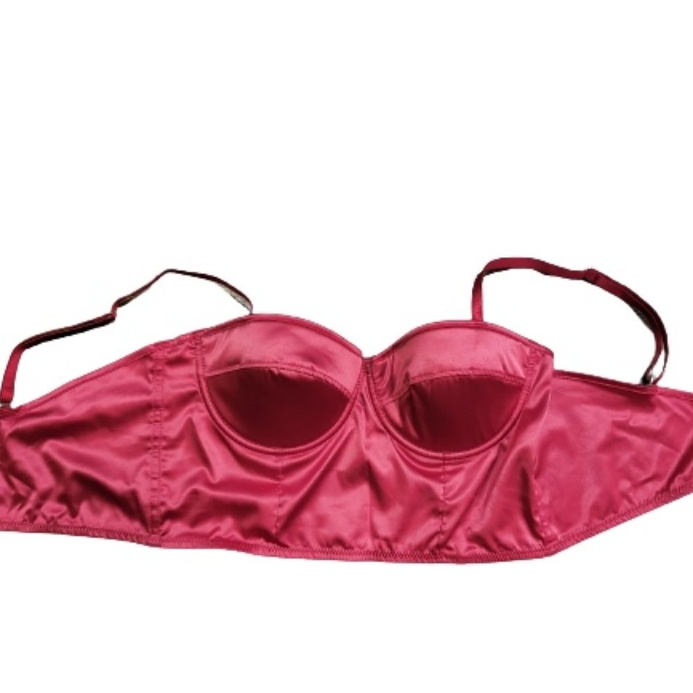 hot pink vintage bra / bustier